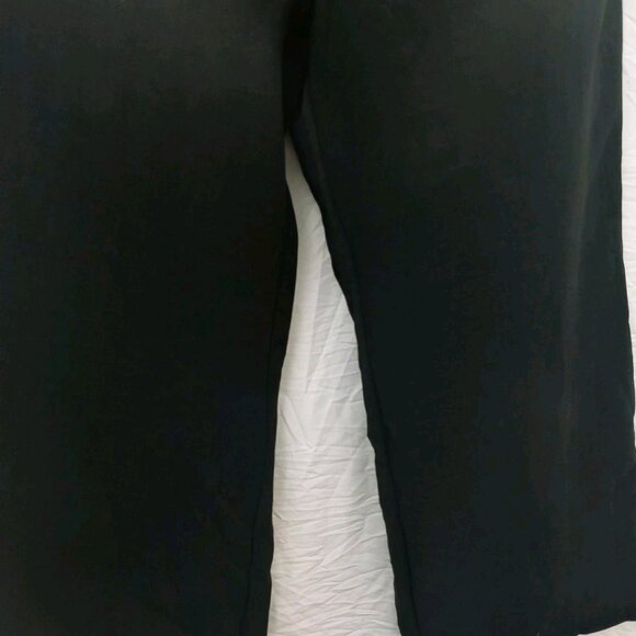 A New Day Women Straple Jumpsuit Black Size Medium Pleated Wide Leg Pull On - Picture 6 of 13